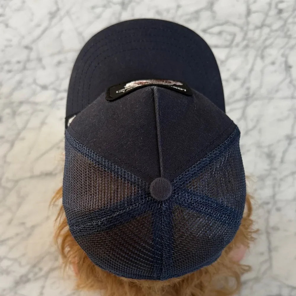 Lone Wolf Youth Little Howler Goorin Bros Youth Navy Trucker Hat OS